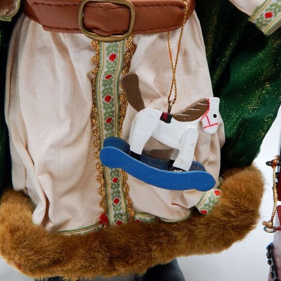 Possible Dreams Clothtique Holiday Treasures Santa Figurine Christmas Dept 56 - Picture 3 of 15